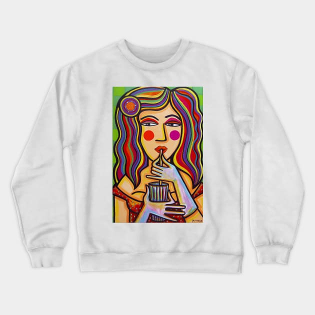 Cocktails Crewneck Sweatshirt by IleneRichard